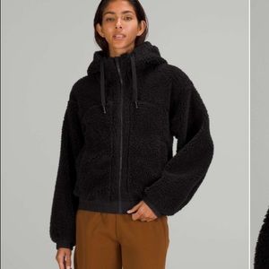 Lululemon Reversible Fleece Jacket Black 6